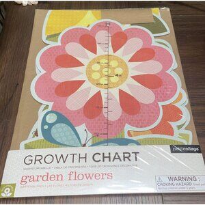 Petitcollage Folding Growth Chart Garden Flowers